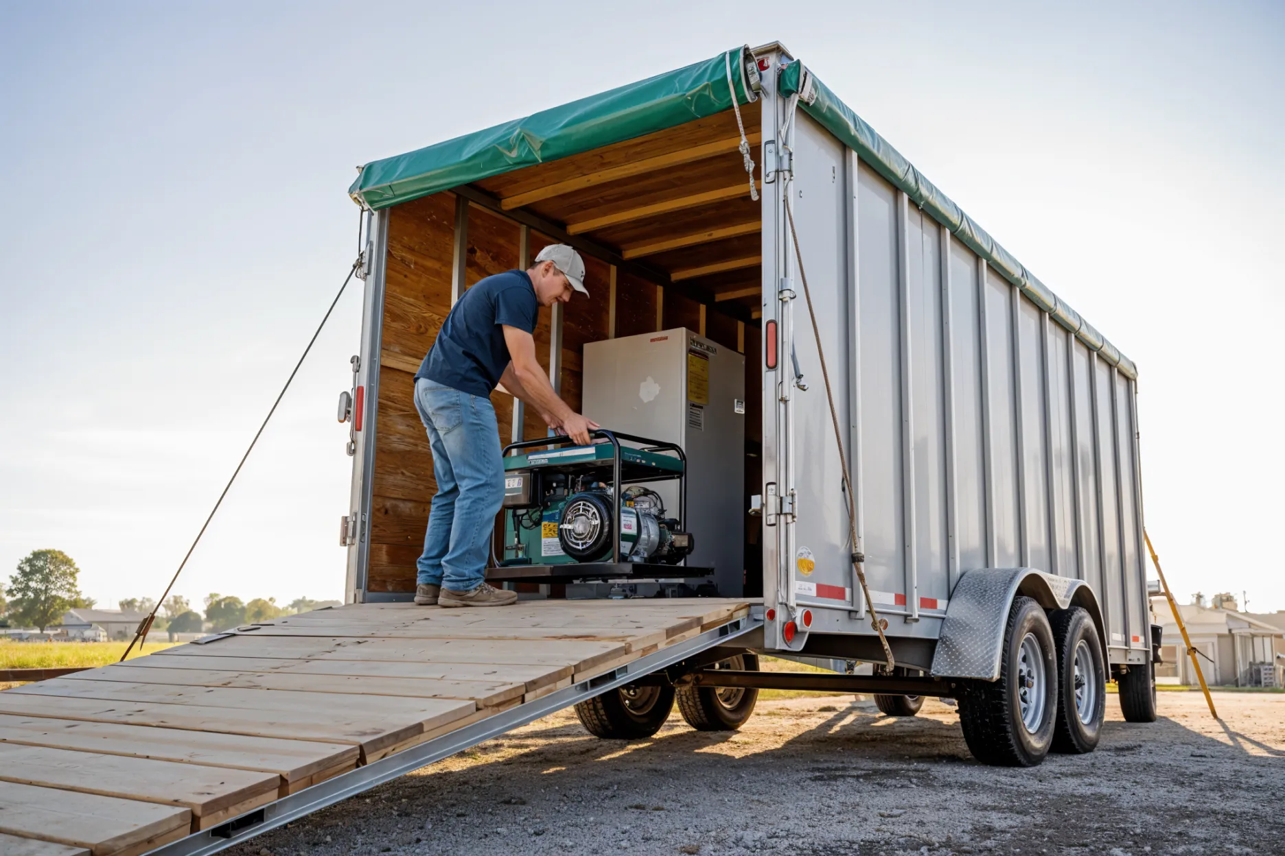 26ft Box Truck on the road