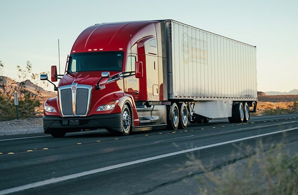 26ft Box Truck on the road