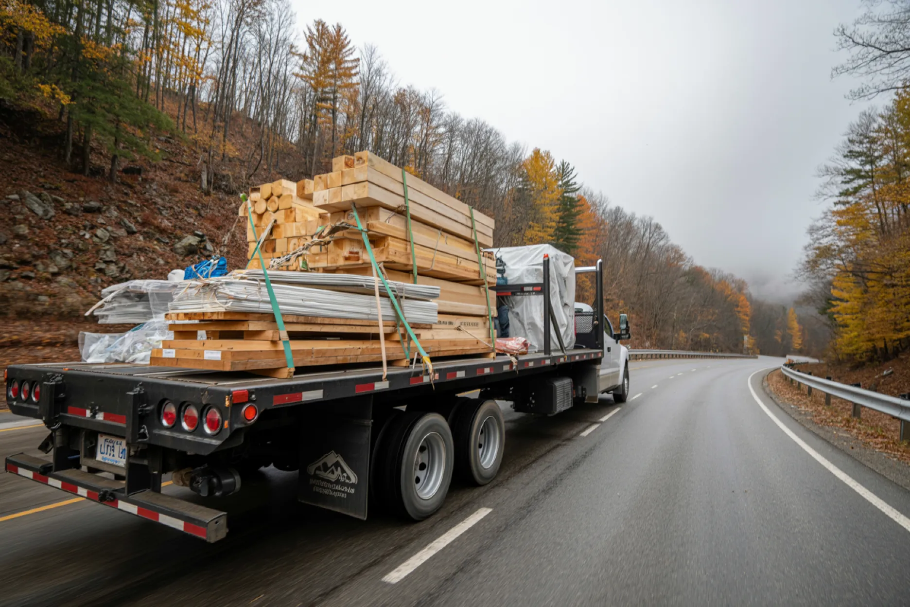26ft Box Truck on the road
