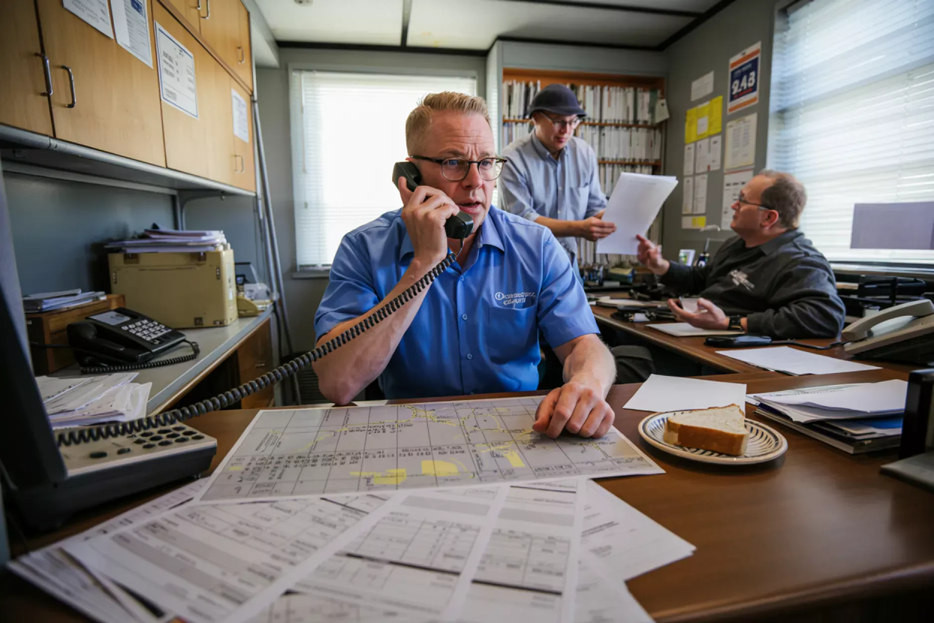 Dispatcher in Truck Stop