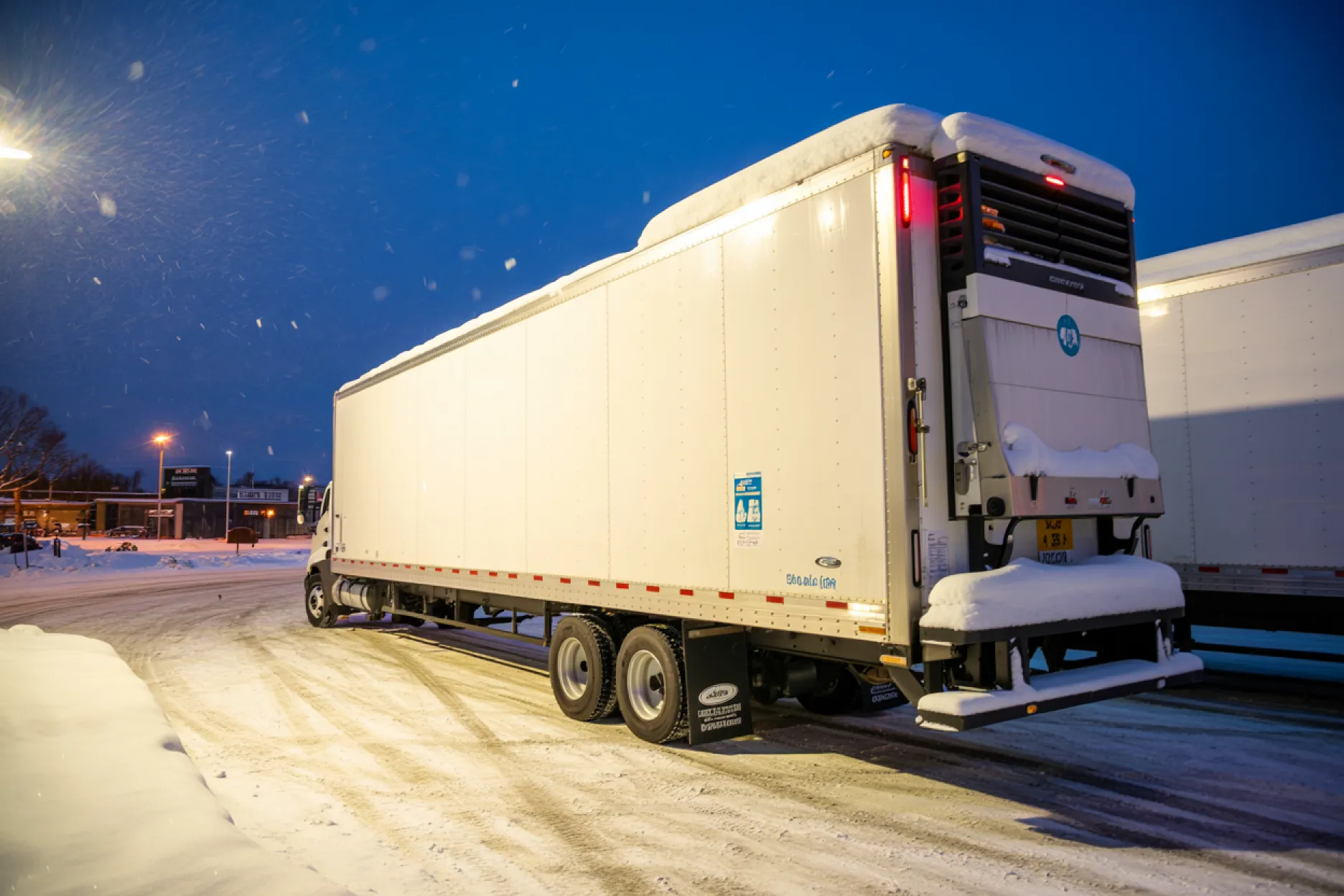 26ft Box Truck on the road
